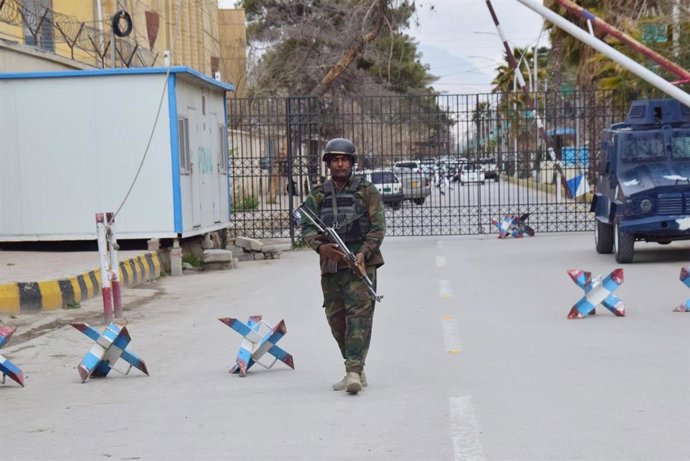 Archivo - Un militar paquistaní en Quetta, Baluchistán