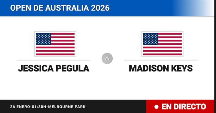 Jessica Pegula - Madison Keys: resumen y estadísticas del partido de Octavos de final de Australian Open WTA
