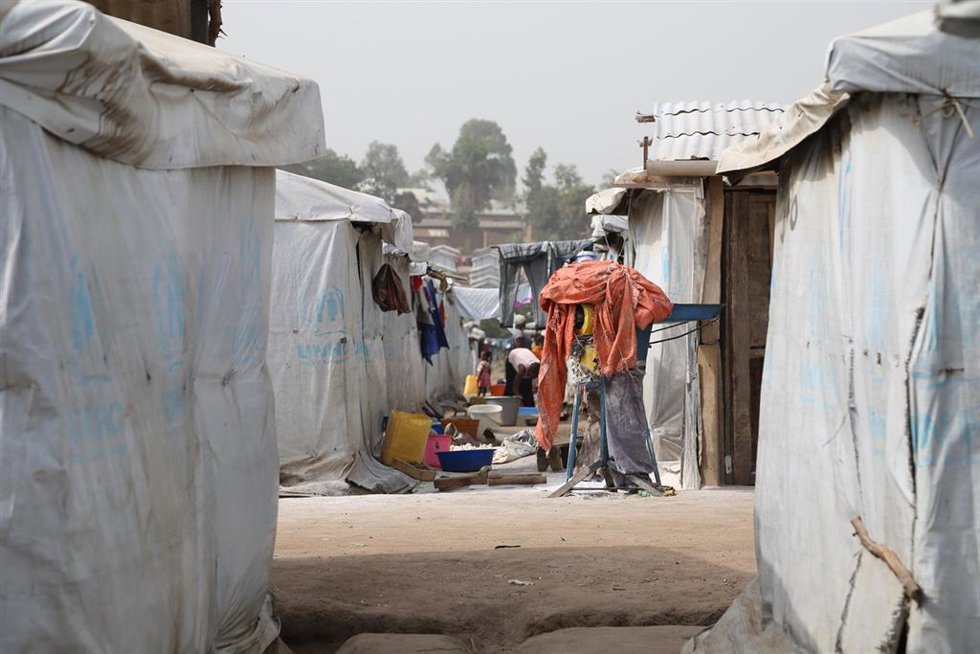 Archivo - Vista de un campamento para desplazados en la provincia de Ituri, en el noreste de República Democrática del Congo (RDC)