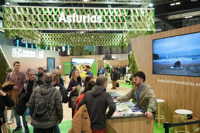 Asturias duplica en Fitur su actividad empresarial y consolida su estand como centro de negocios del sector turístico