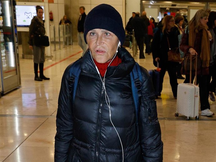Antonia San Juan regresa a Madrid tras su regreso a los escenarios este fin de semana en Tenerife