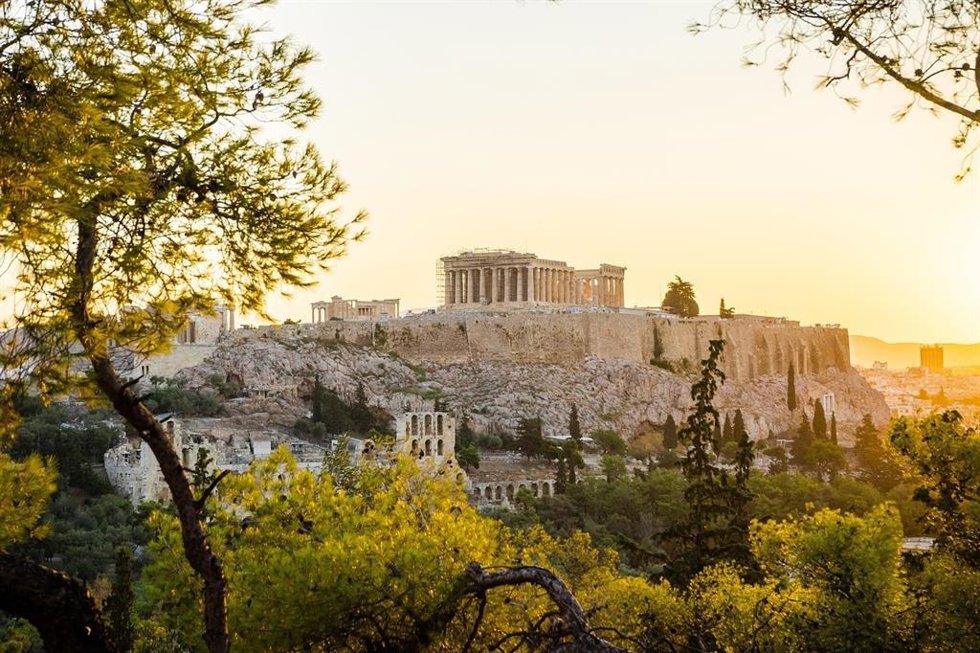 Acrópolis de Atenas.