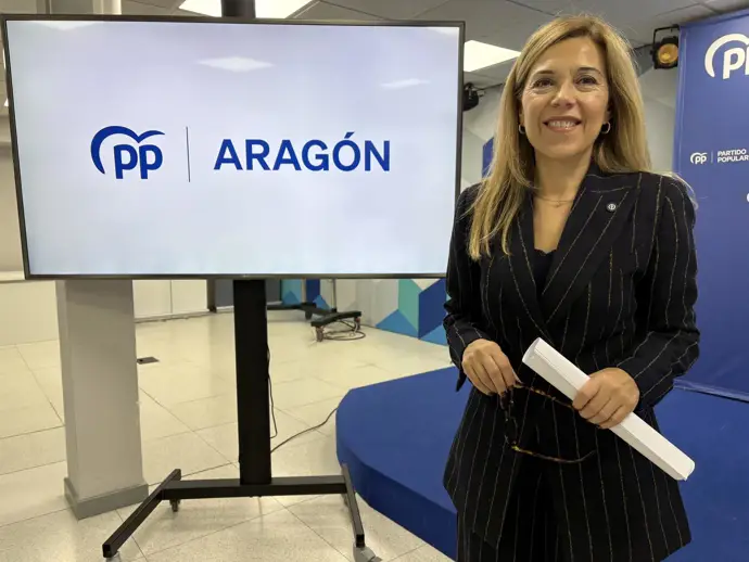 La secretaria general del PP Aragón, Ana Alós.