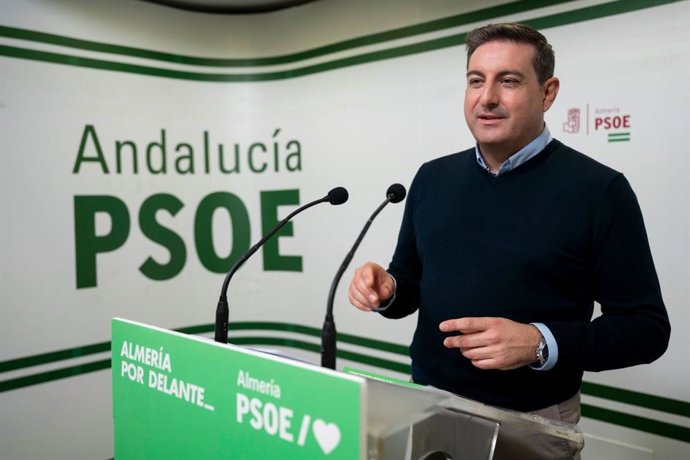 Archivo - El secretario de Organización del PSOE de Almería, José Nicolás Ayala.