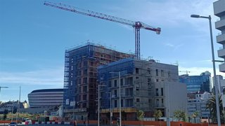 Construcción de pisos.