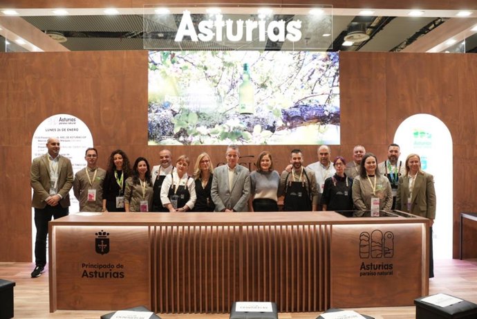Asturias promociona en Madrid Fusión sus marcas 'Cocina de Paisaje' y 'Alimentos del Paraíso'.