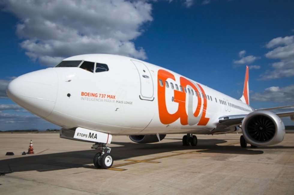 Archivo - Un avión de la aerolínea brasileña Gol.