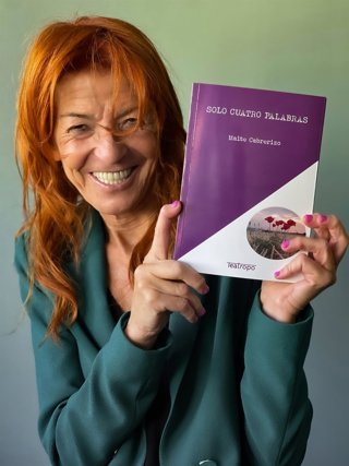 La escritora Maite Cabrerizo presentará su primer guion teatral, 'Solo cuatro palabras', en Vitoria