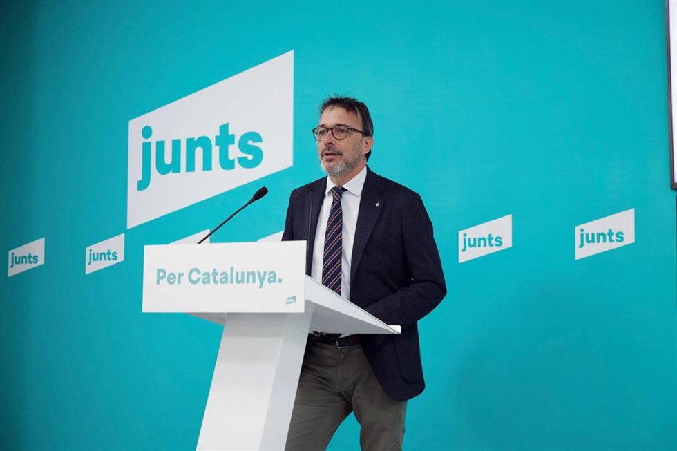 El portavoz de Junts, Josep Rius