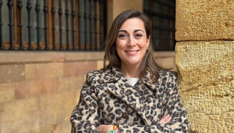 Archivo - La portavoz de Vox en el Ayuntamiento de Oviedo, Sonsoles Peralta.