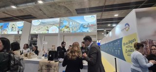 Expositor de 'Saborea Segovia'.