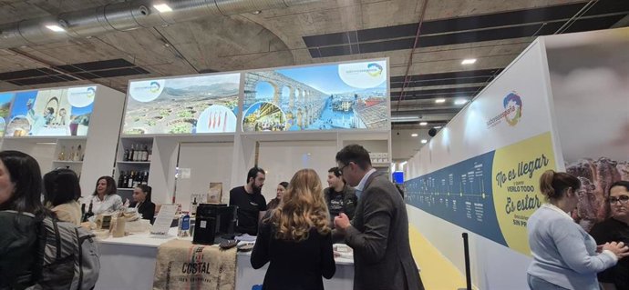 Expositor de 'Saborea Segovia'.