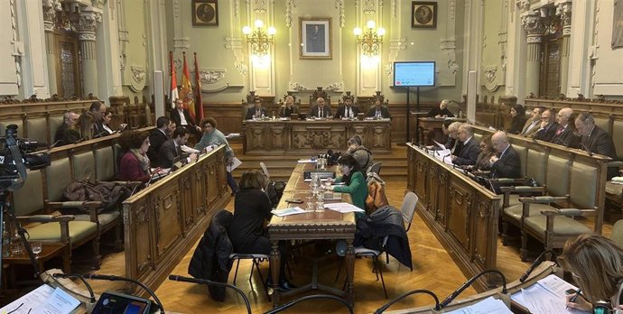 Pleno del Ayuntamiento de Valladolid.