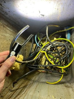 Robo de cable en Albacete.