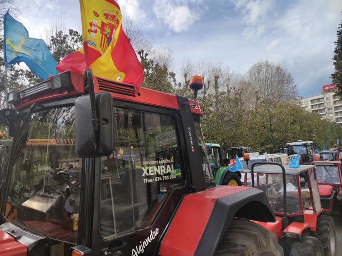 Archivo - Protesta ganadera y agrícola