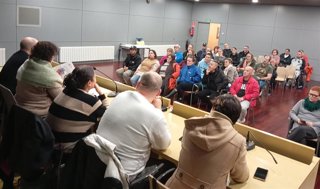 Imagen del encuentro de esta mañana de la CIG.