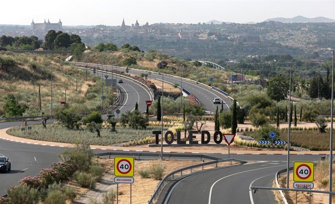Archivo - Vista de Toledo. Entrada a Toledo.
