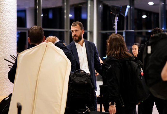 Archivo - El director deportivo del Real Madrid de baloncesto, Sergio Rodríguez