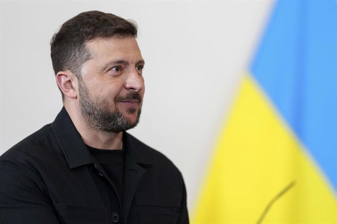 Archivo - El presidente ucraniano, Volodimir Zelenski, en un viaje reciente a Austria.