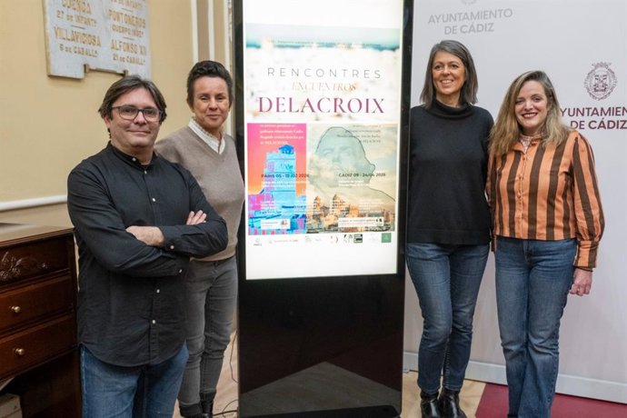 Presentación de la exposición de intores gaditanos en París.