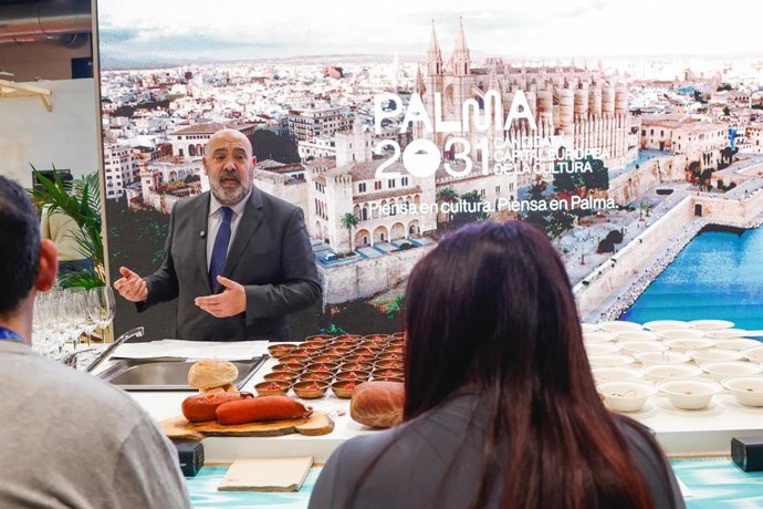 El alcalde de Palma, Jaime Martínez, en un acto celebrado en el marco de Madrid Fusión.