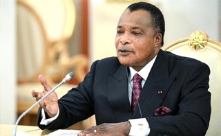 Archivo - El presidente de República del Congo, Denis Sassou-Nguesso