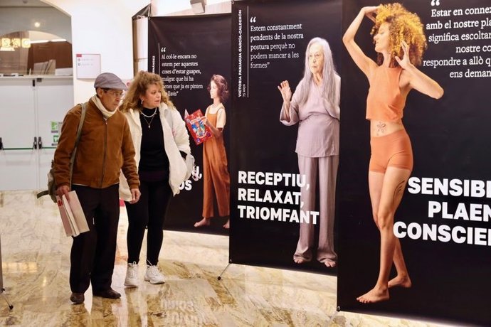 Una de les exposicions sobre feminisme de la Diputació de Barcelona