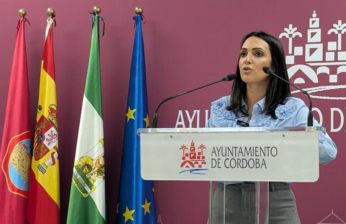 La viceportavoz del PSOE en el Ayuntamiento de Córdoba, Mamen González.