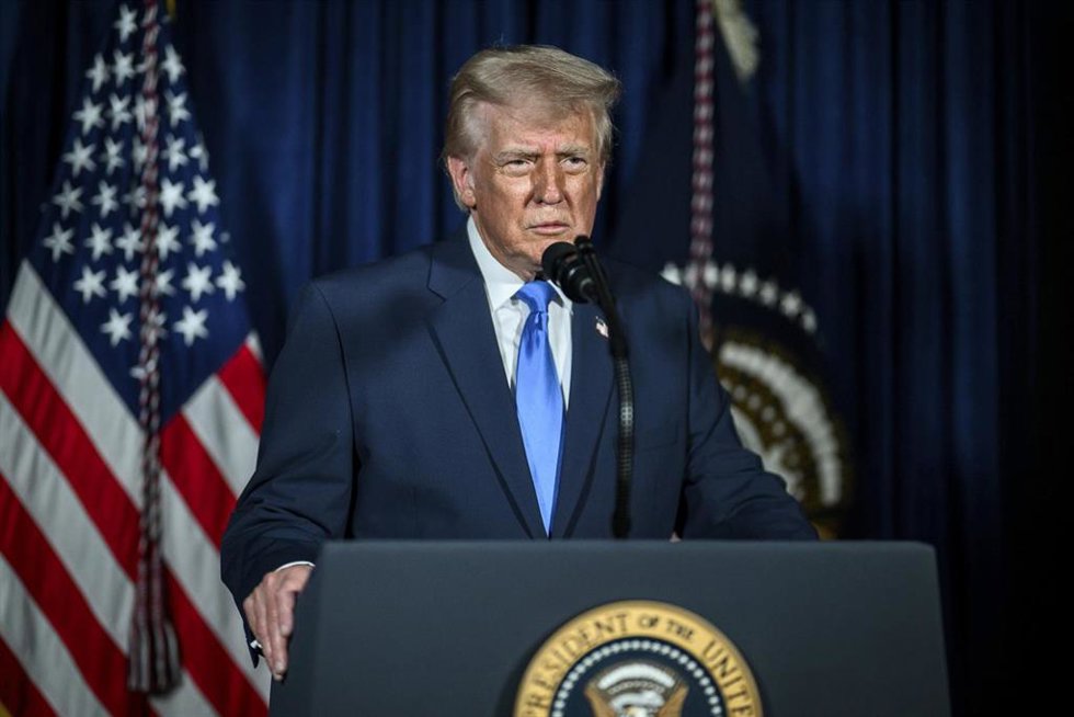Archivo - El presidente estadounidense, Donald Trump