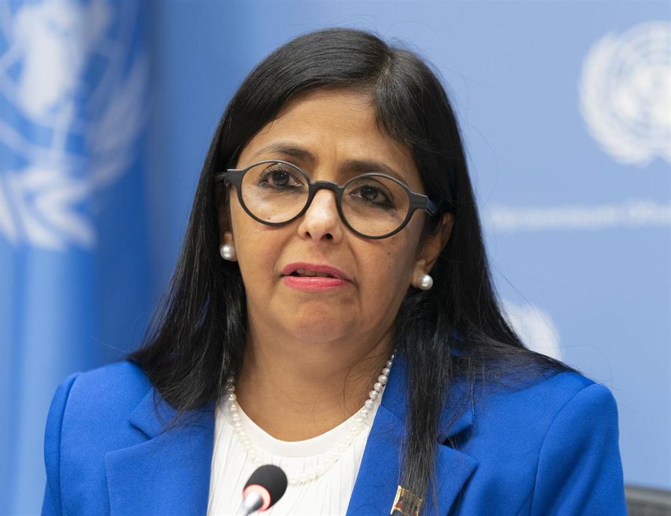 Archivo - La presidenta encargada de Venezuela, Delcy Rodríguez, en una imagen de archivo