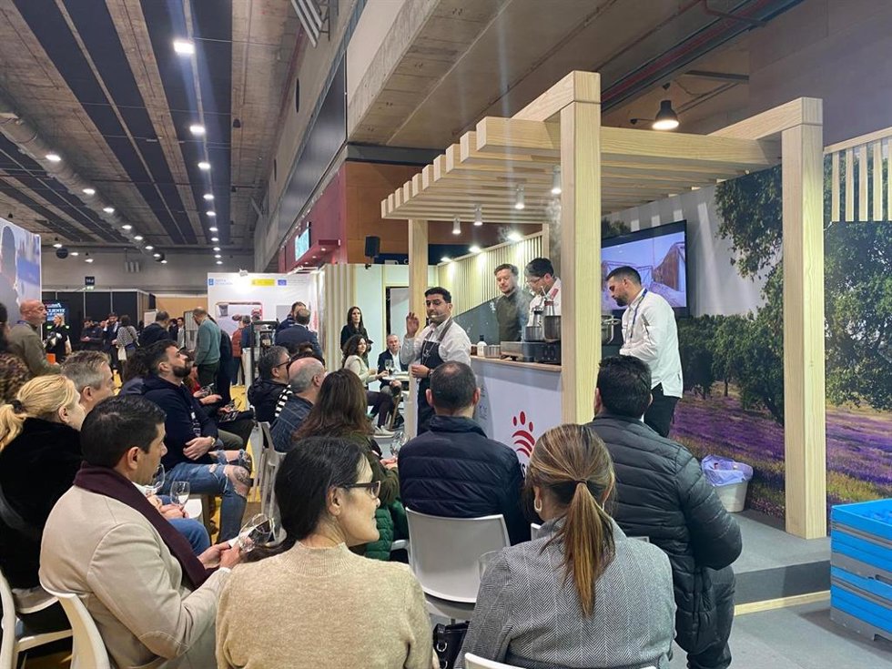 Actividad de la Diputación de Badajoz en Madrid Fusión.
