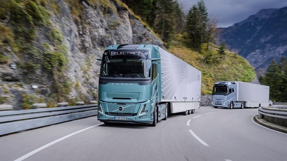 Un camión de Volvo Trucks