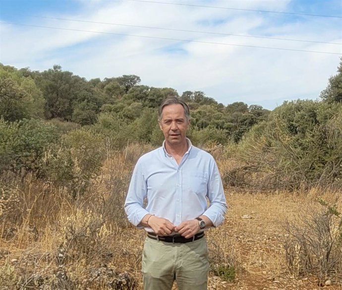 El vicesecretario de Desarrollo Rural y Medio Ambiente del PP de Sevilla, Juan Jiménez.