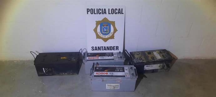 Baterías de camión sustraídas