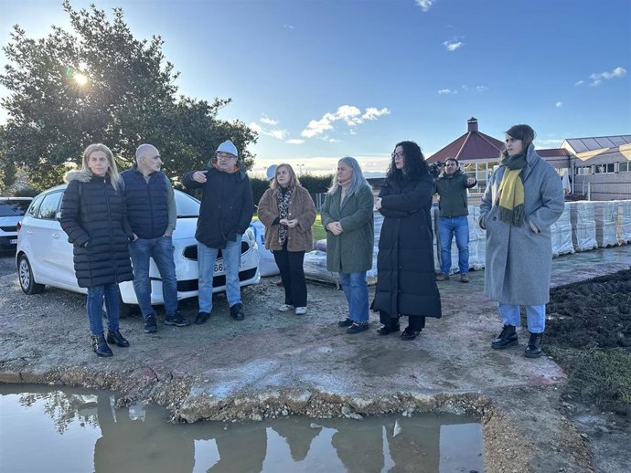 La consejera de Cultura, Política Llingüística y Deporte, Vanessa Gutiérrez, durante su visita este martes a las instalaciones.