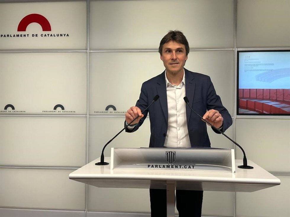 El portavoz de Junts en el Parlament, Salvador Vergés