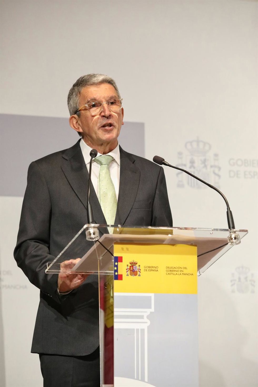 El nuevo delegado del Gobierno en Castilla-La Mancha, José Pablo Sabrido, toma posesión de su cargo, a 12 de enero de 2025, en Toledo, Castilla-La Mancha (España). Sabrido fue concejal y vicealcalde en el Ayuntamiento de Toledo durante la alcaldía de Mi