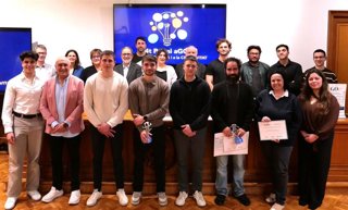 Momento de la entrega de premios.