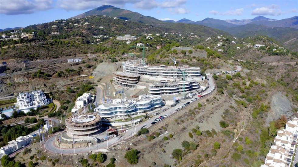 Archivo - Apartamentos de lujo industrializados en construcción