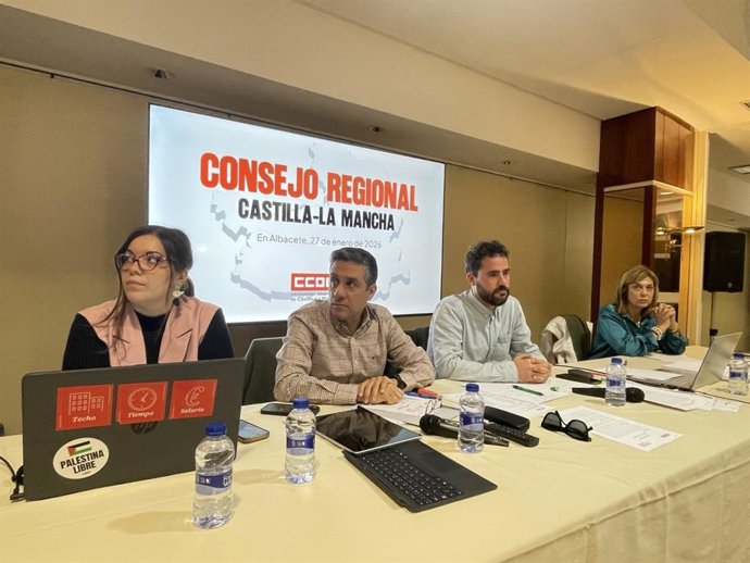 El secretario general de CCOO en C-LM, Javier Ortega.