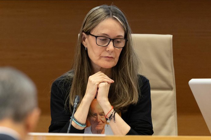 Archivo - La presidenta Associació Víctimes Mortals DANA 29-O, Rosa María Álvarez.