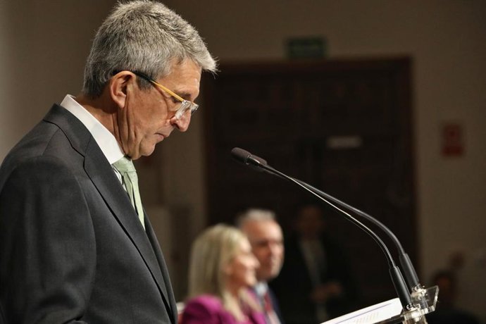 El nuevo delegado del Gobierno en Castilla-La Mancha, José Pablo Sabrido, toma posesión de su cargo, a 12 de enero de 2025, en Toledo, Castilla-La Mancha (España). Sabrido fue concejal y vicealcalde en el Ayuntamiento de Toledo durante la alcaldía de Mila