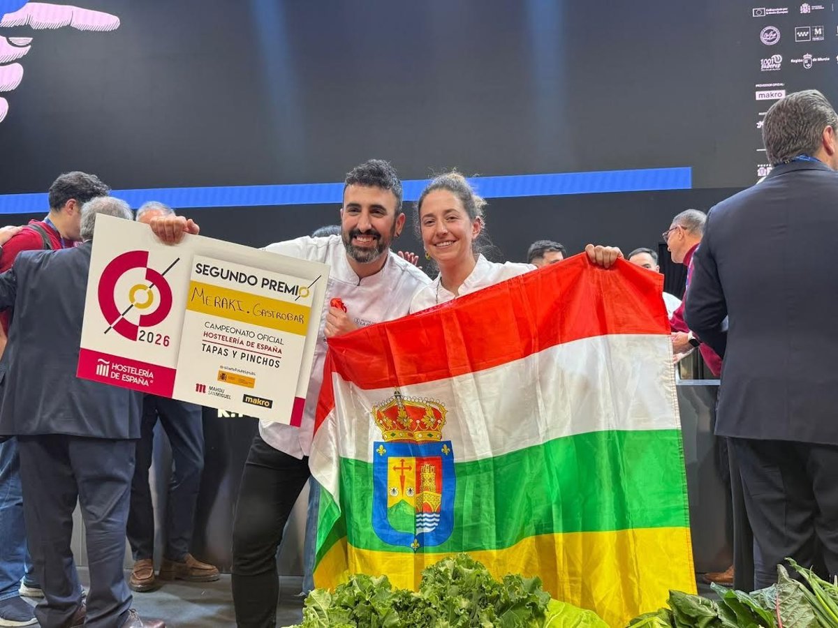 El pincho El danzador , del chef Enrique Fernández, subcampeón del campeonato nacional de Tapas y Pinchos