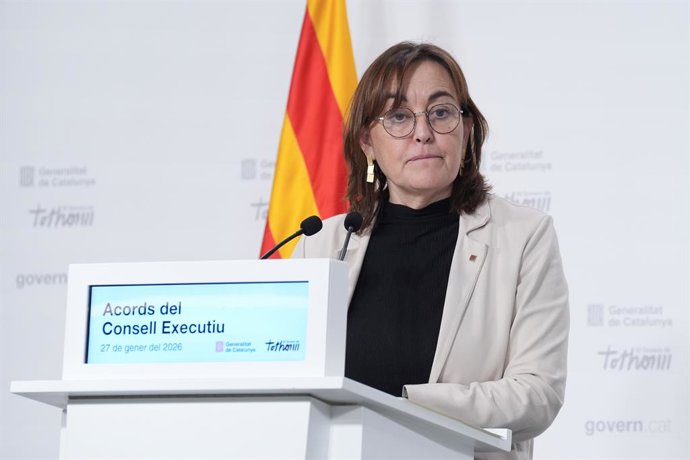 La consellera de Territori i portaveu del Govern, Sílvia Paneque
