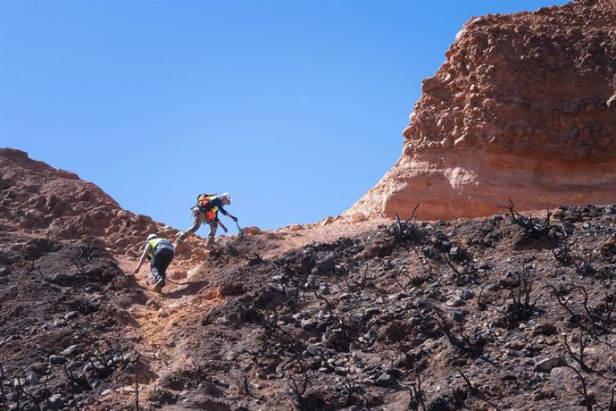 Archivo - Trabajos del CSIC en Las Médulas (León).