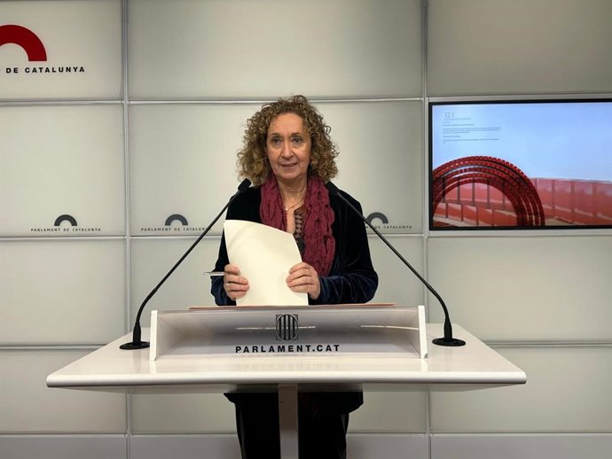 La portavoz de ERC en el Parlament, Esther Capella