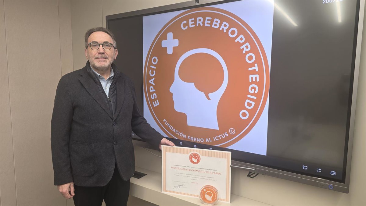 La Federación de Empresas de La Rioja recibe la certificación como Espacio Cerebroprotegido