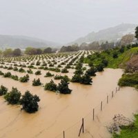 Una decena de desalojados en Jimena (Cádiz) por el desbordamiento del río Hozgarganta debido al temporal