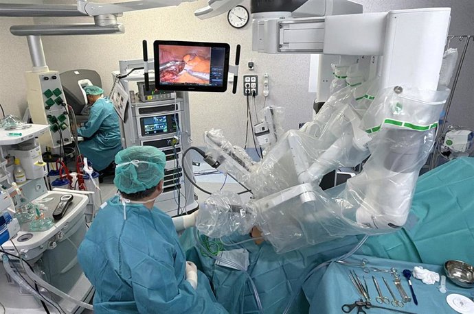 Prostatectomía asistida por 'Da Vinci Xi'.