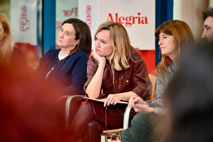 La candidata del PSOE al Gobierno de Aragón, Puilar Alegría.